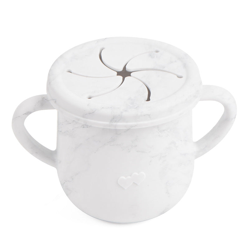 baby silicone snack cup