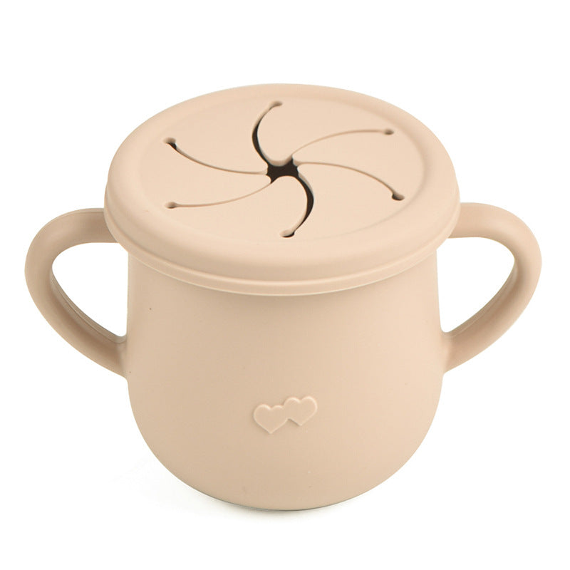 gobelet à goûter en silicone pour bébé