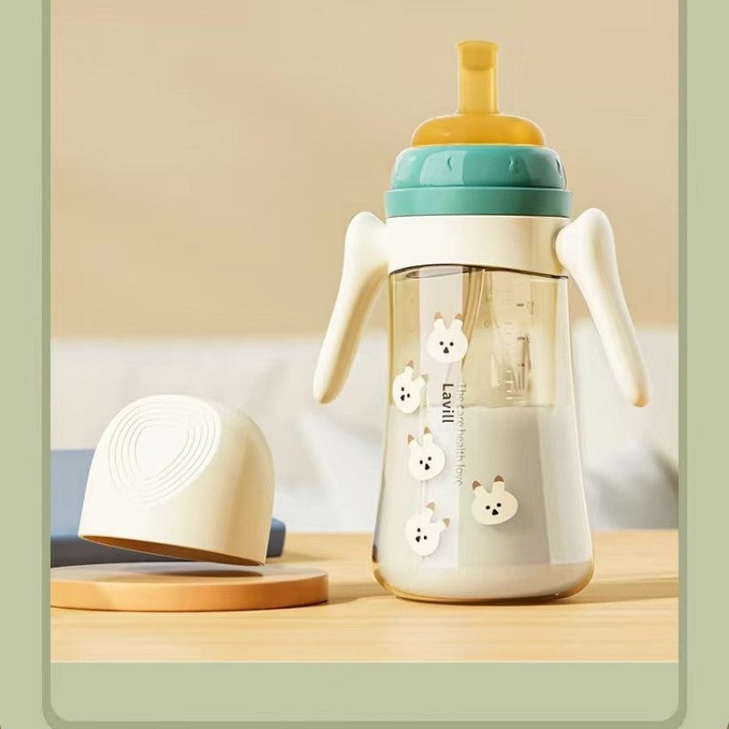 Drop-Resistant Baby Bottle with handle