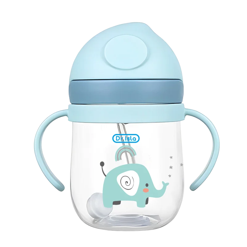 Baby Sippy Cup with Straw 250ml - Animal Design | BPA-Free