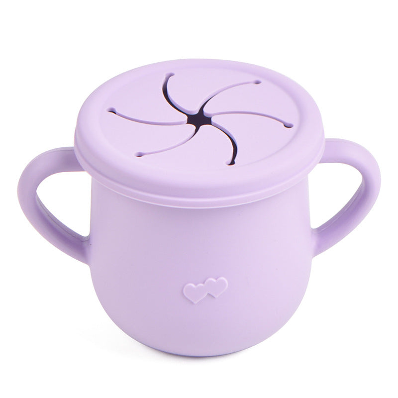 baby silicone snack cup
