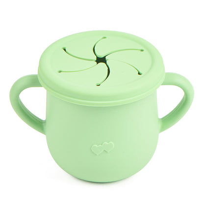 baby silicone snack cup
