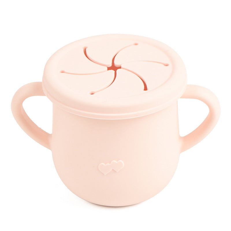 baby silicone snack cup