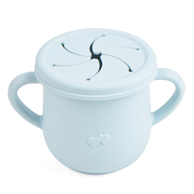 baby silicone snack cup