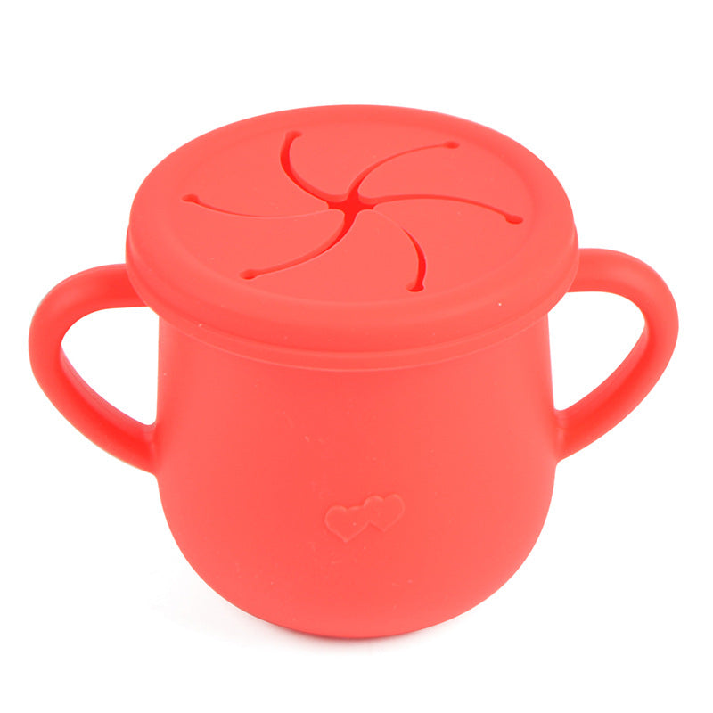 baby silicone snack cup