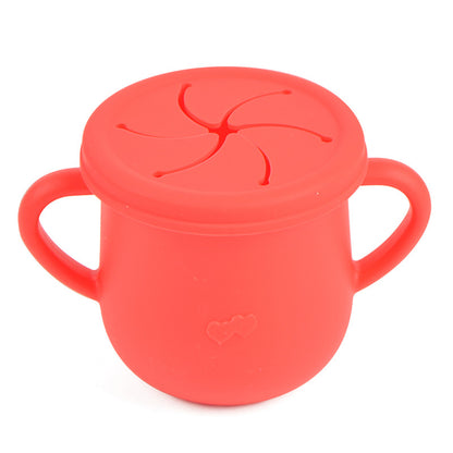 baby silicone snack cup