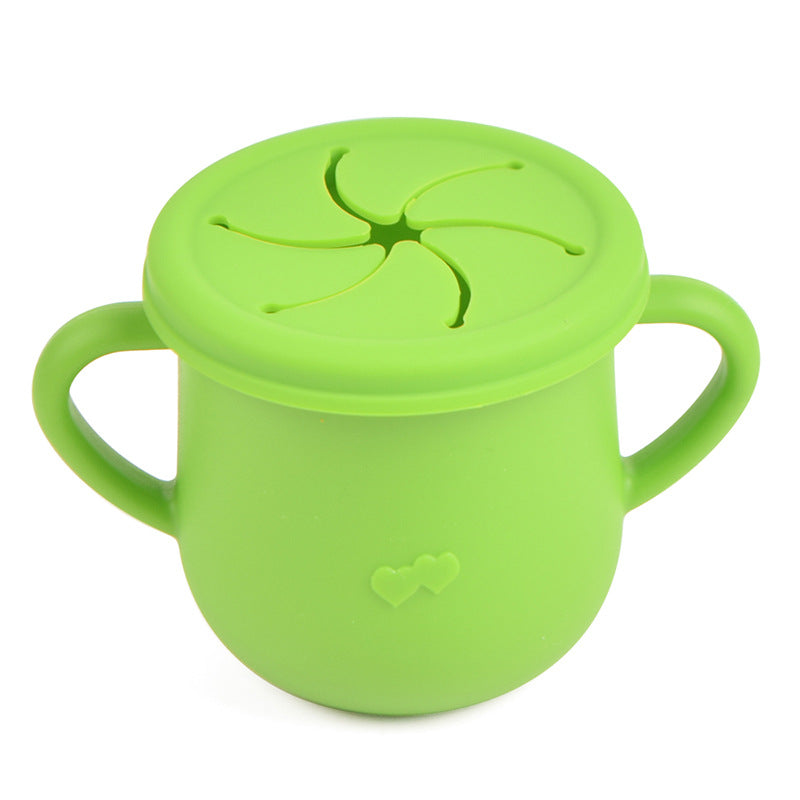 baby silicone snack cup