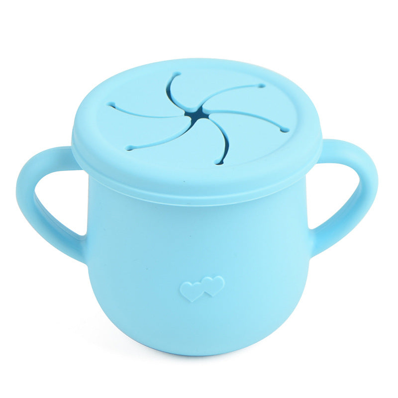 baby silicone snack cup