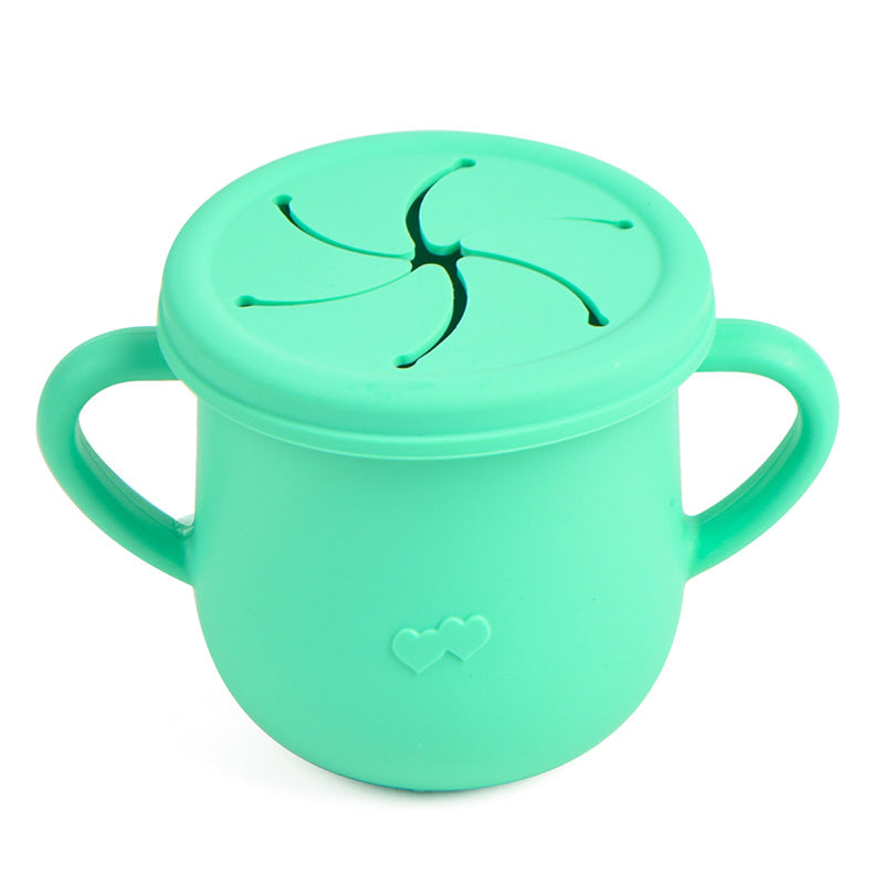 baby silicone snack cup