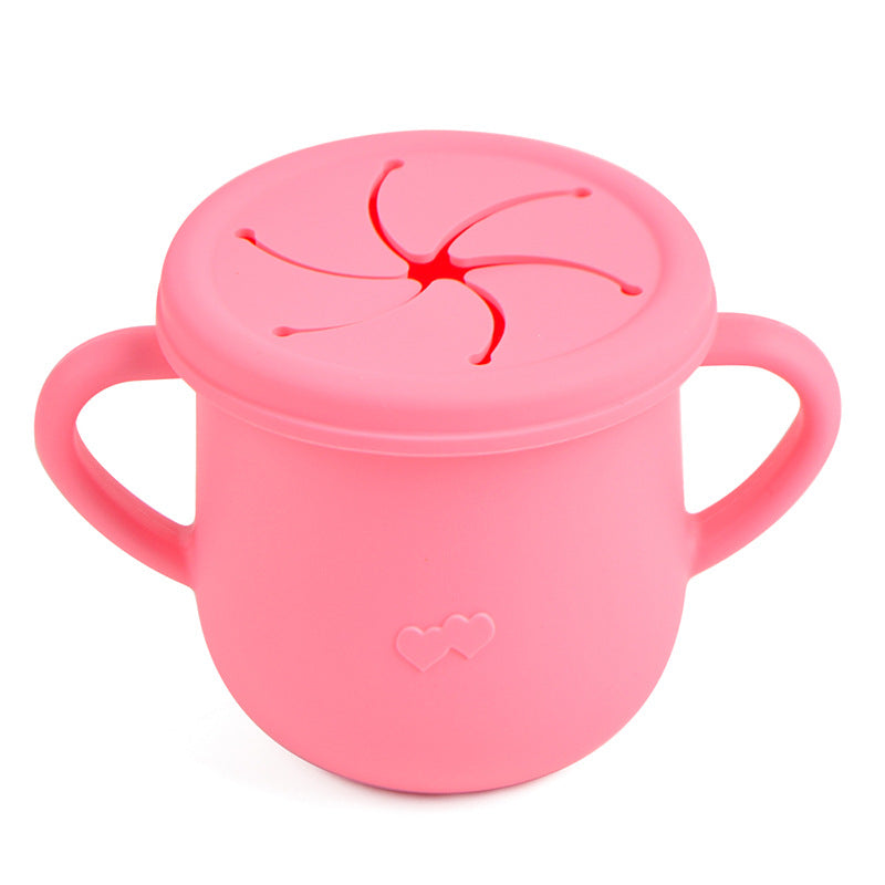 baby silicone snack cup