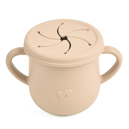 baby silicone snack cup
