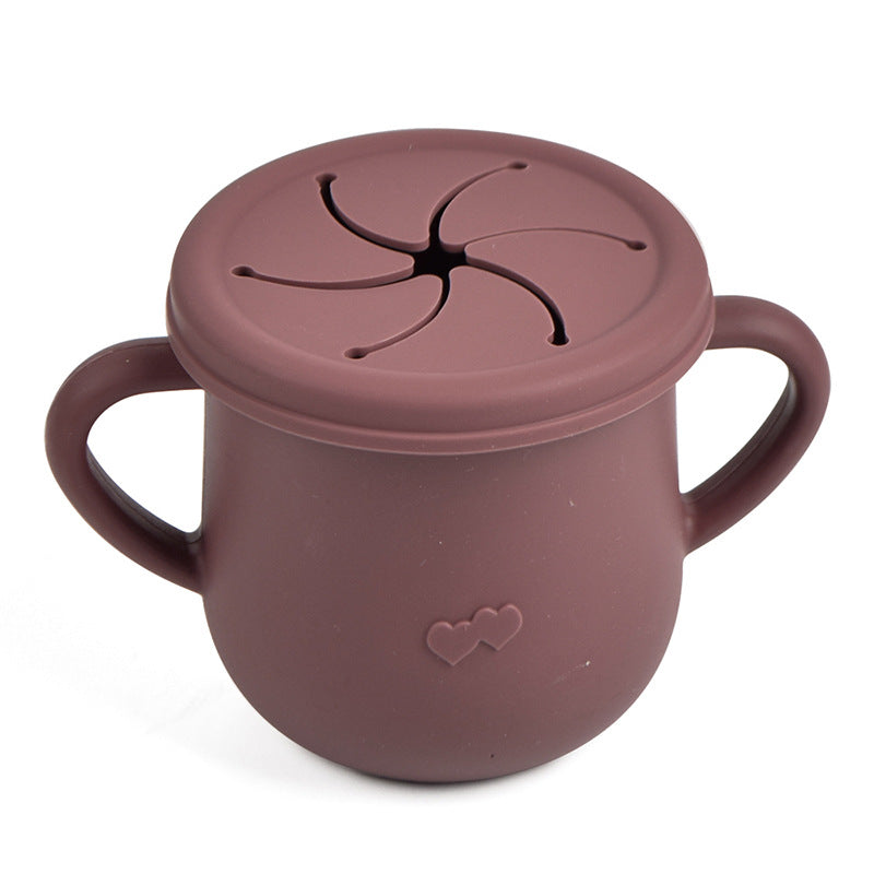 baby silicone snack cup