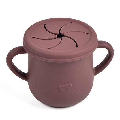 baby silicone snack cup
