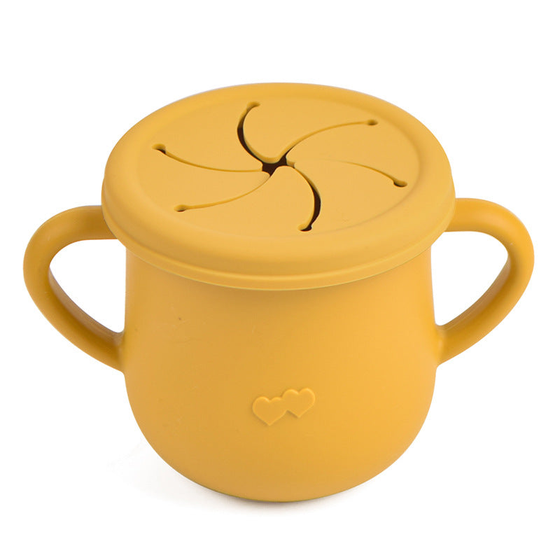 baby silicone snack cup