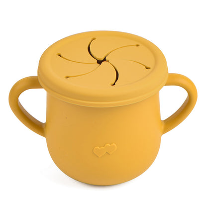 baby silicone snack cup