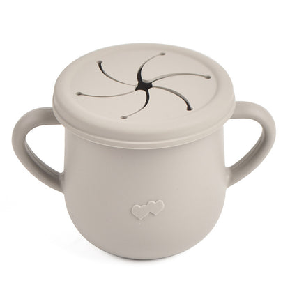 baby silicone snack cup