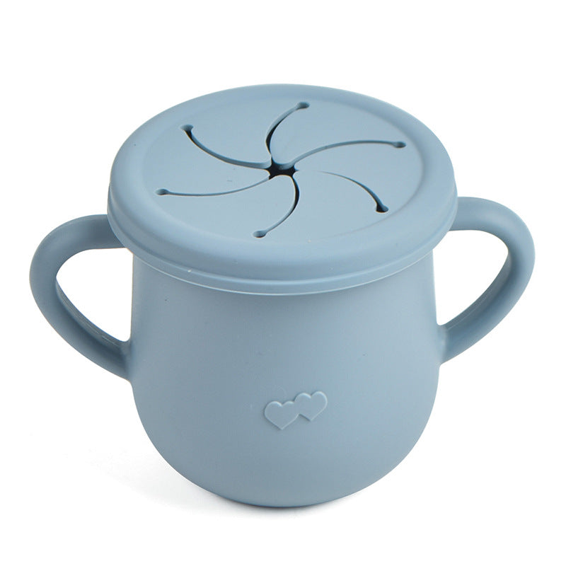 baby silicone snack cup