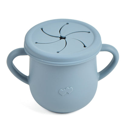 baby silicone snack cup