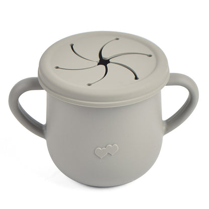 baby silicone snack cup