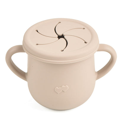 baby silicone snack cup