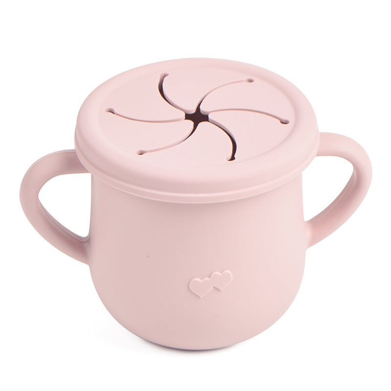 baby silicone snack cup