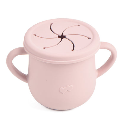 baby silicone snack cup