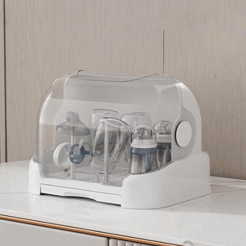 Baby Bottle Drying Rack With Removable Drip Tray