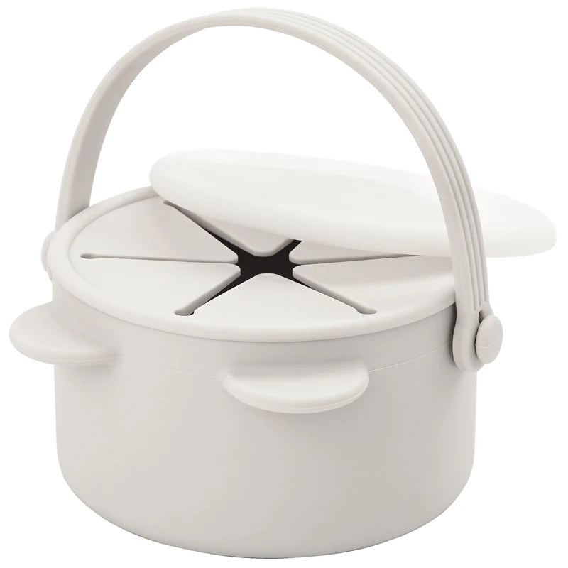 Baby Silicone Snack Cup with Lid | BPA-Free Food Storage Container
