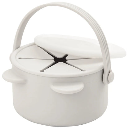 Baby Silicone Snack Cup with Lid | BPA-Free Food Storage Container