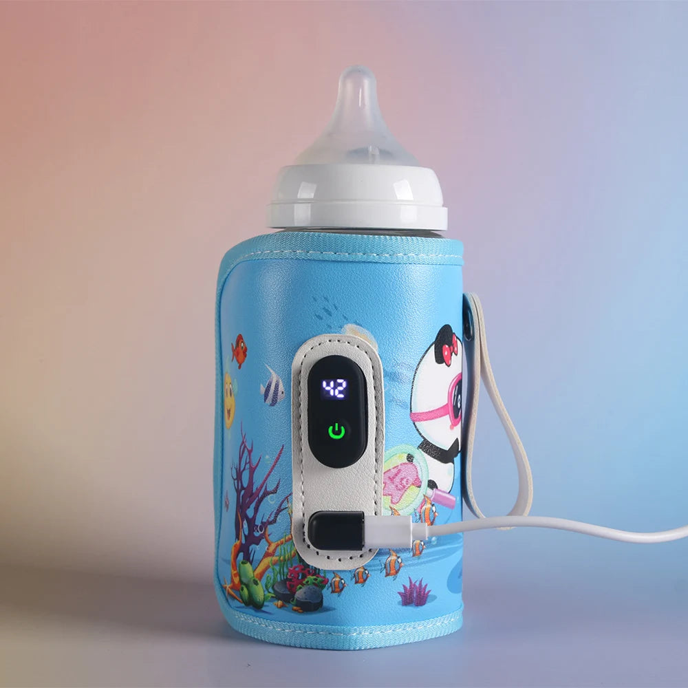 Baby Bottle Warmer - 5-Speed Temperature Control with Digital Display