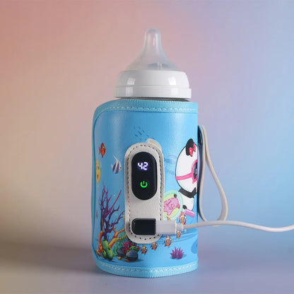 Baby Bottle Warmer - 5-Speed Temperature Control with Digital Display