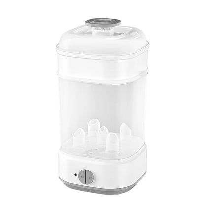 Electric Baby Bottle Sterilizer with Timer - Steam Sanitizer & Milk Warmer