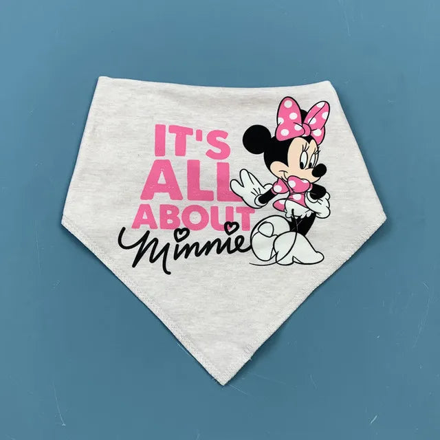 Waterproof Cartoon Bandana Bib - Feeding Apron for Boys & Girls