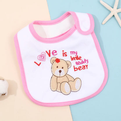 Waterproof Cartoon Bandana Bib - Feeding Apron for Babies & Toddlers
