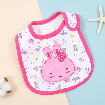 Waterproof Cartoon Bandana Bib - Feeding Apron for Babies & Toddlers