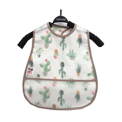 Cartoon Baby Bib - Waterproof EVA Adjustable Feeding Apron
