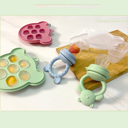 Baby Koala Fruit Feeder Set - BPA Free Silicone Fresh Food Feeder