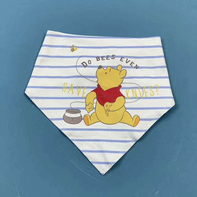 Waterproof Cartoon Bandana Bib - Feeding Apron for Boys & Girls