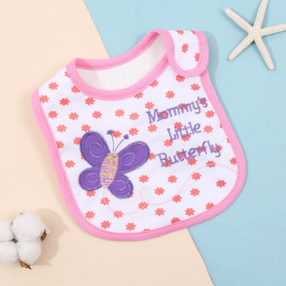 Waterproof Cartoon Bandana Bib - Feeding Apron for Babies & Toddlers