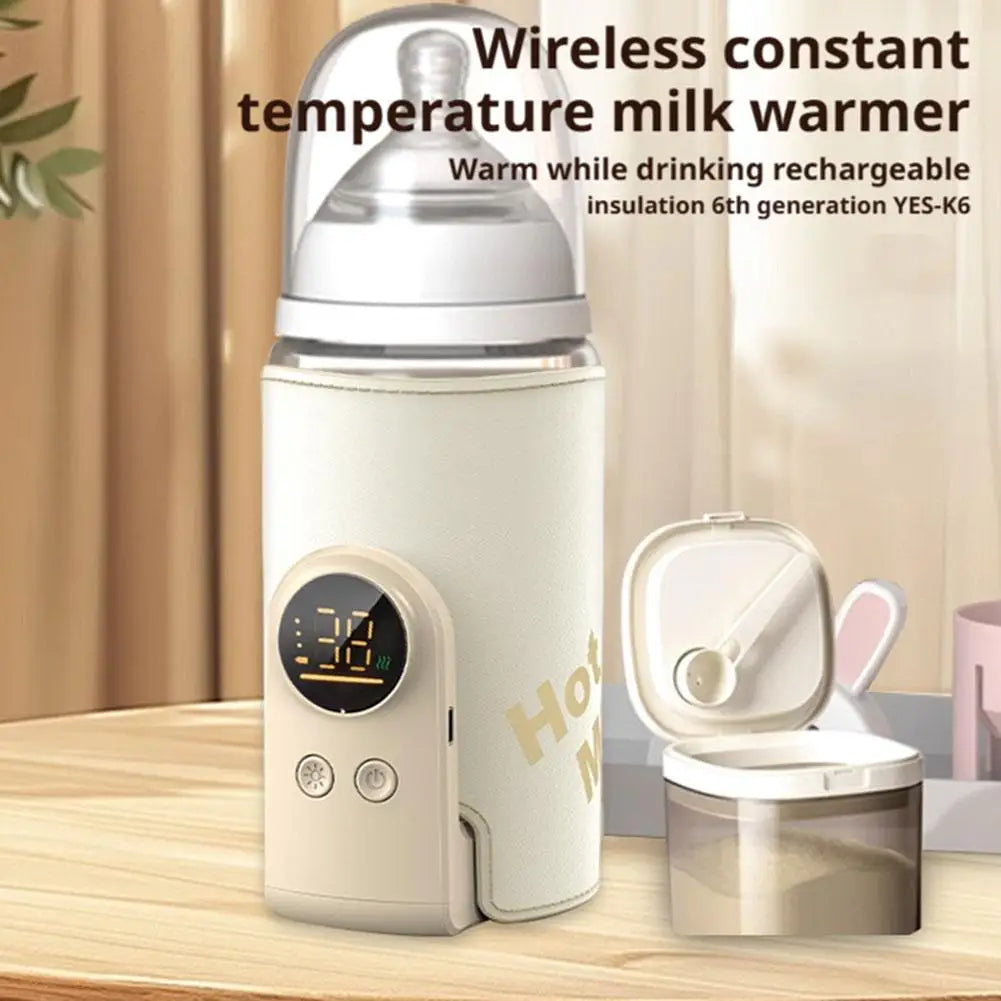 Baby Bottle Warmer with Milk Mixer - Built-In Safety Protection & BPA-Free
