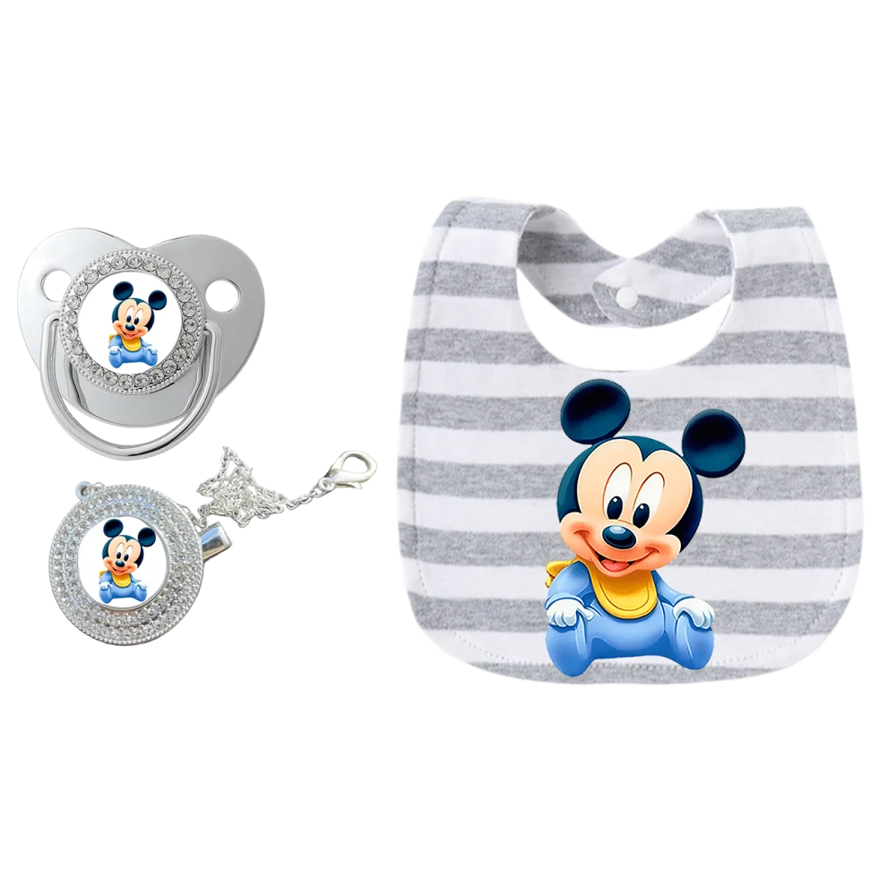 Baby Pacifier Holder Clip | Silver Dummy Clip with Teether Design