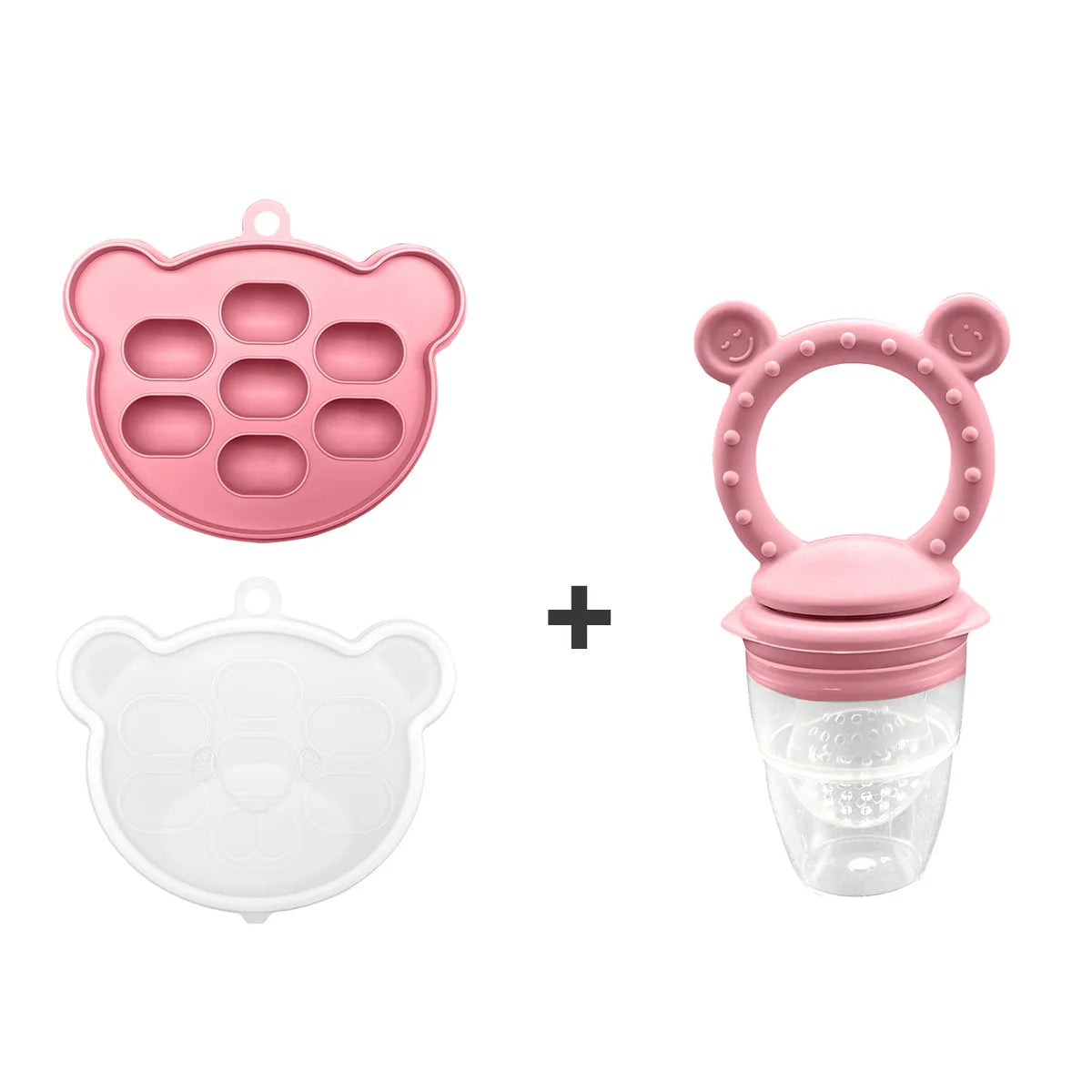 Baby Koala Fruit Feeder Set - BPA Free Silicone Fresh Food Feeder