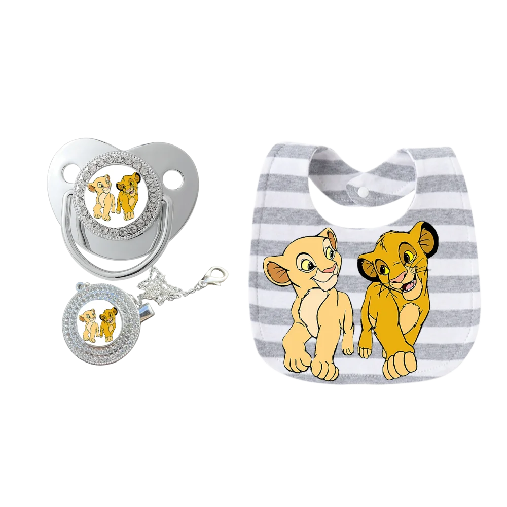 Baby Pacifier Holder Clip | Silver Dummy Clip with Teether Design