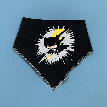 Waterproof Cartoon Bandana Bib - Feeding Apron for Boys & Girls