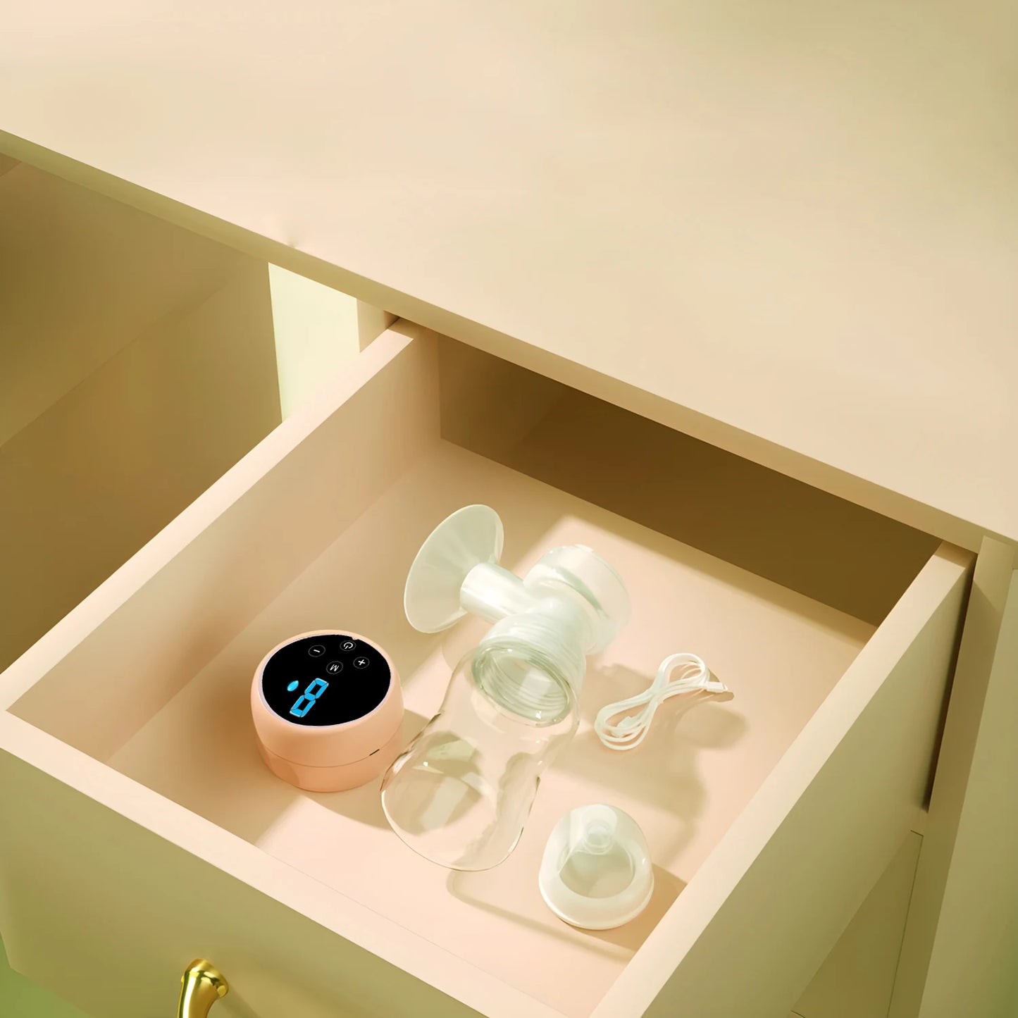 Portable Electric Breast Pump - 2-in-1 Smart Rechargeable Pump