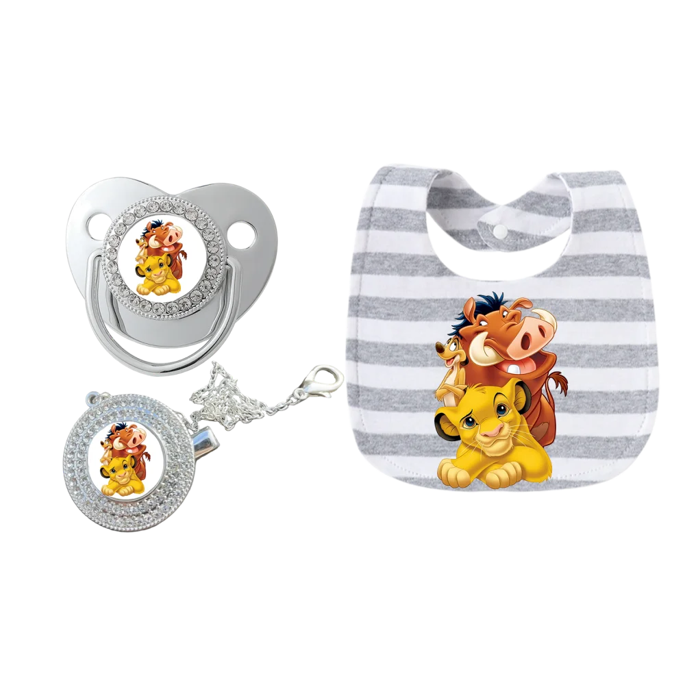 Baby Pacifier Holder Clip | Silver Dummy Clip with Teether Design