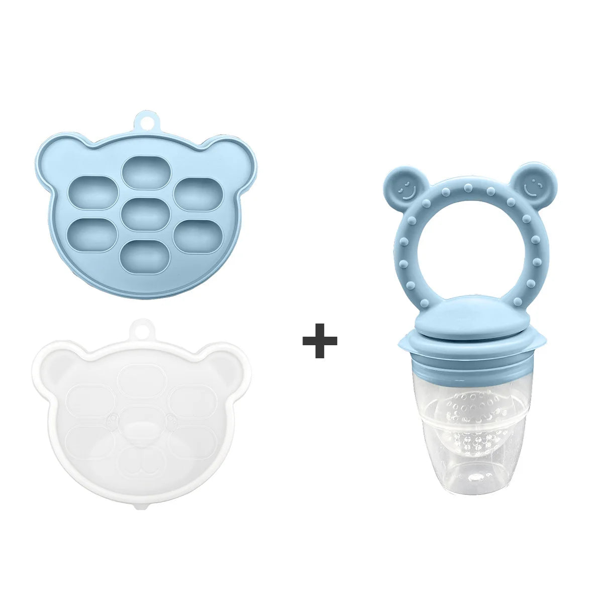 Baby Koala Fruit Feeder Set - BPA Free Silicone Fresh Food Feeder