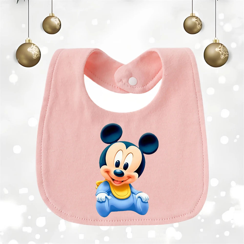 Soft Cotton Baby Bib - U-Shaped Burp Cloth for Newborns & Toddlers