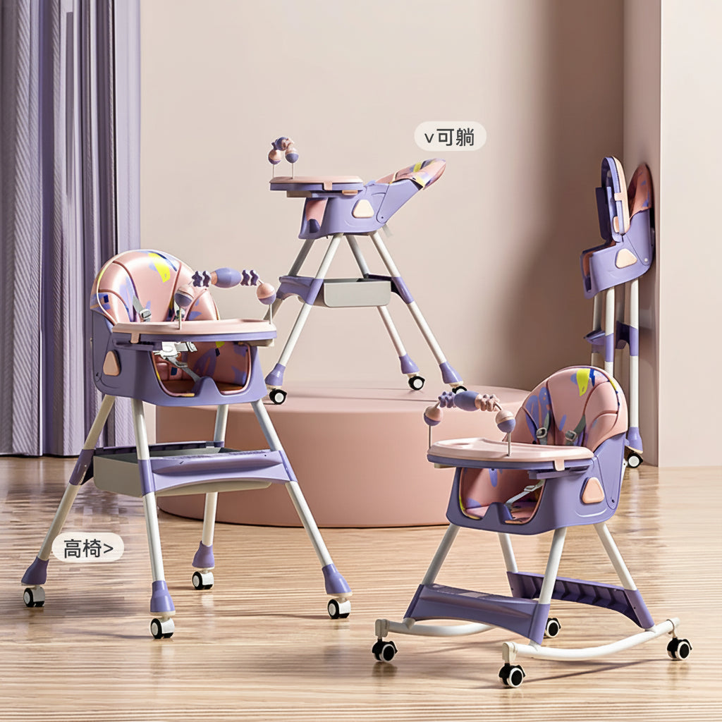 Baby & Toddler Booster Seat (7 Months–6 Years) | Safe Metal Unisex Design