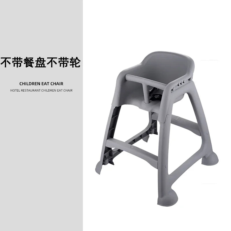 Children's eat chair with gray color on a white background